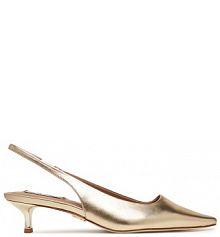 Sandały na obcasie Steve Madden złote
