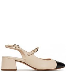 Sandały na obcasie Tamaris beżowe