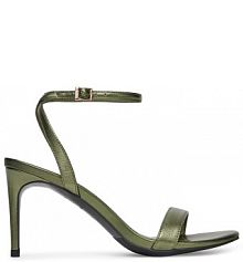 Sandały na obcasie Eva Minge zielone