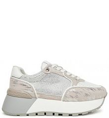 Sneakersy GOE srebrne damskie