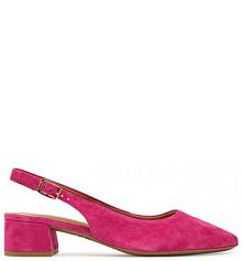 Sandały na obcasie Tamaris różowe