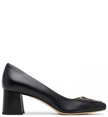 Półbuty na obcasie Aigner czarne