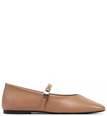 Baleriny Calvin Klein brązowe