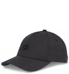 Czapka z daszkiem Calvin Klein czarna damska