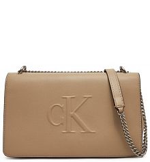 Torebka wieczorowa Calvin Klein Jeans beżowa