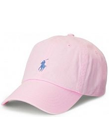 Czapka z daszkiem Polo Ralph Lauren różowa damska
