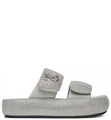 Klapki Juicy Couture szare damskie