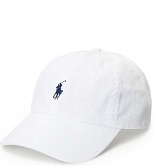 Czapka z daszkiem Polo Ralph Lauren biała damska