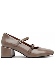 Półbuty na obcasie Vagabond Shoemakers beżowe