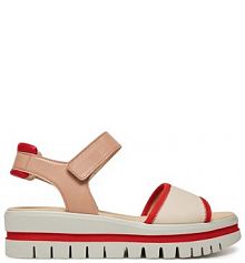 Sandały na obcasie Gabor beżowe