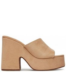 Klapki DeeZee beżowe damskie