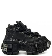 Sneakersy NEW ROCK czarne damskie