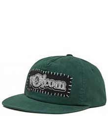 Czapka z daszkiem Volcom zielona damska