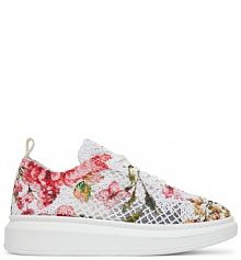 Sneakersy Mustang białe damskie