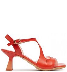 Sandały na obcasie Hispanitas czerwone