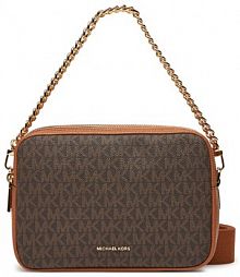 Torebka listonoszka MICHAEL Michael Kors brązowa