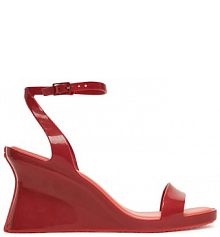 Sandały na obcasie Melissa czerwone