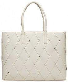 Torebka shopperka Calvin Klein biała