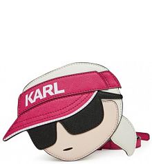 Torebka listonoszka Karl Lagerfeld Kids biała