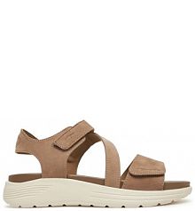 Sandały na obcasie Tamaris beżowe