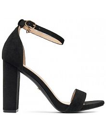 Sandały na obcasie DeeZee czarne