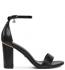 Sandały na obcasie DeeZee czarne