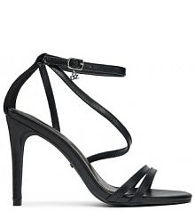 Sandały na obcasie DeeZee czarne