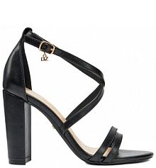 Sandały na obcasie DeeZee czarne