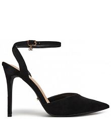 Sandały na obcasie DeeZee czarne