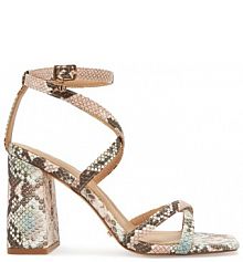 Sandały na obcasie DeeZee różowe