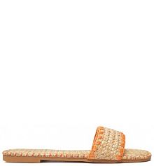 Klapki DeeZee beżowe damskie