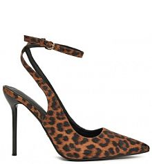 Sandały na obcasie DeeZee brązowe