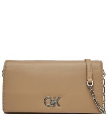 Torebka wieczorowa Calvin Klein beżowa