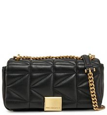 Torebka wieczorowa KARL LAGERFELD czarna