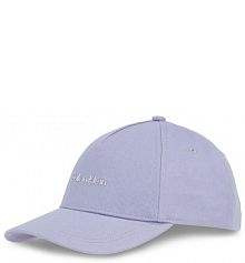 Czapka z daszkiem Calvin Klein fioletowa damska