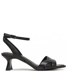 Sandały na obcasie Tamaris czarne