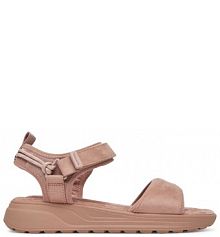 Sandały na obcasie Tamaris różowe