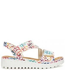 Sandały Rieker białe damskie