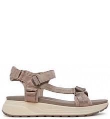 Sandały na obcasie Tamaris szare