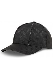 Czapka z daszkiem Guess czarna damska