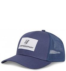 Czapka z daszkiem Compressport granatowa damska