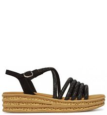 Sandały na obcasie Gabor czarne