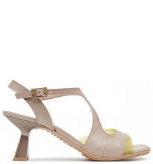 Sandały na obcasie Hispanitas beżowe