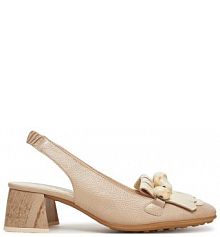 Sandały na obcasie Hispanitas brązowe