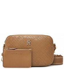 Torebka listonoszka Tommy Hilfiger brązowa