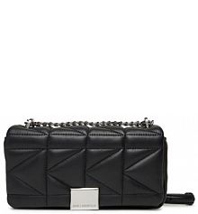 Torebka wieczorowa KARL LAGERFELD czarna