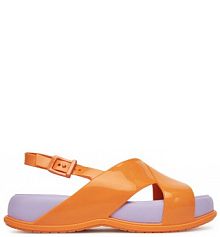 Sandały Melissa pomarańczowe damskie