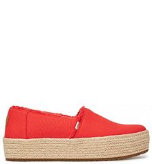 Espadryle Toms czerwone damskie