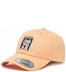 Czapka z daszkiem Volcom pomarańczowa damska