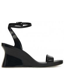 Sandały na obcasie Melissa czarne